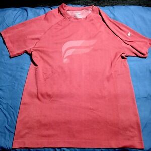 Fabletics Shirt Mens Large Training Day Tee Perforated Stretch Gym Active AC126